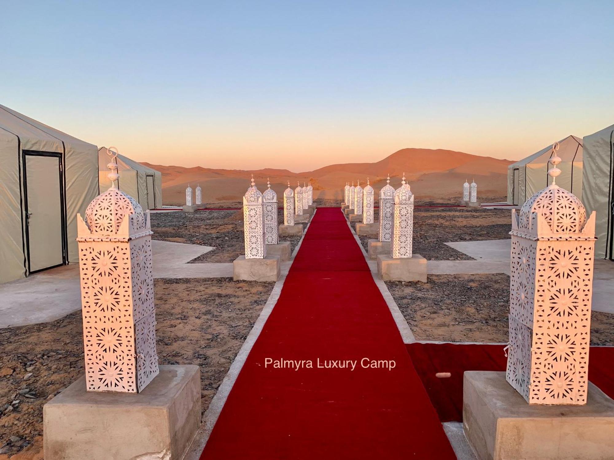 Palmyra Luxury Camp Hotel Merzouga Bagian luar foto